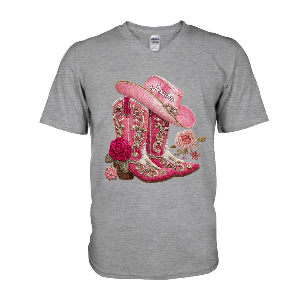 Cowgirl Boots - Personalized Cowgirl T-shirt And Hoodie