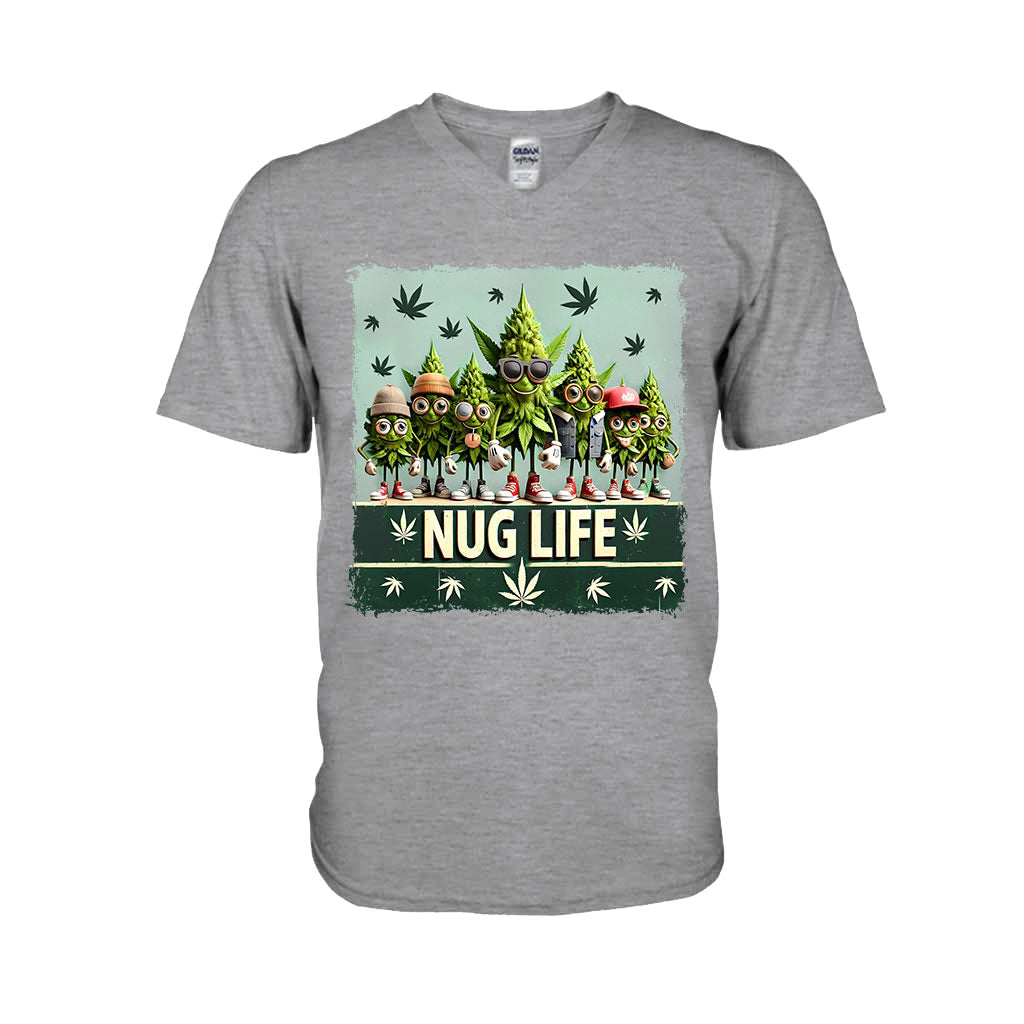 Nug Life – Weed-T-Shirt und Hoodie