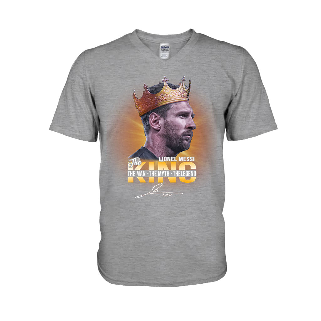 Der König, der Mythos, die Legende – Fußball-T-Shirt und Hoodie