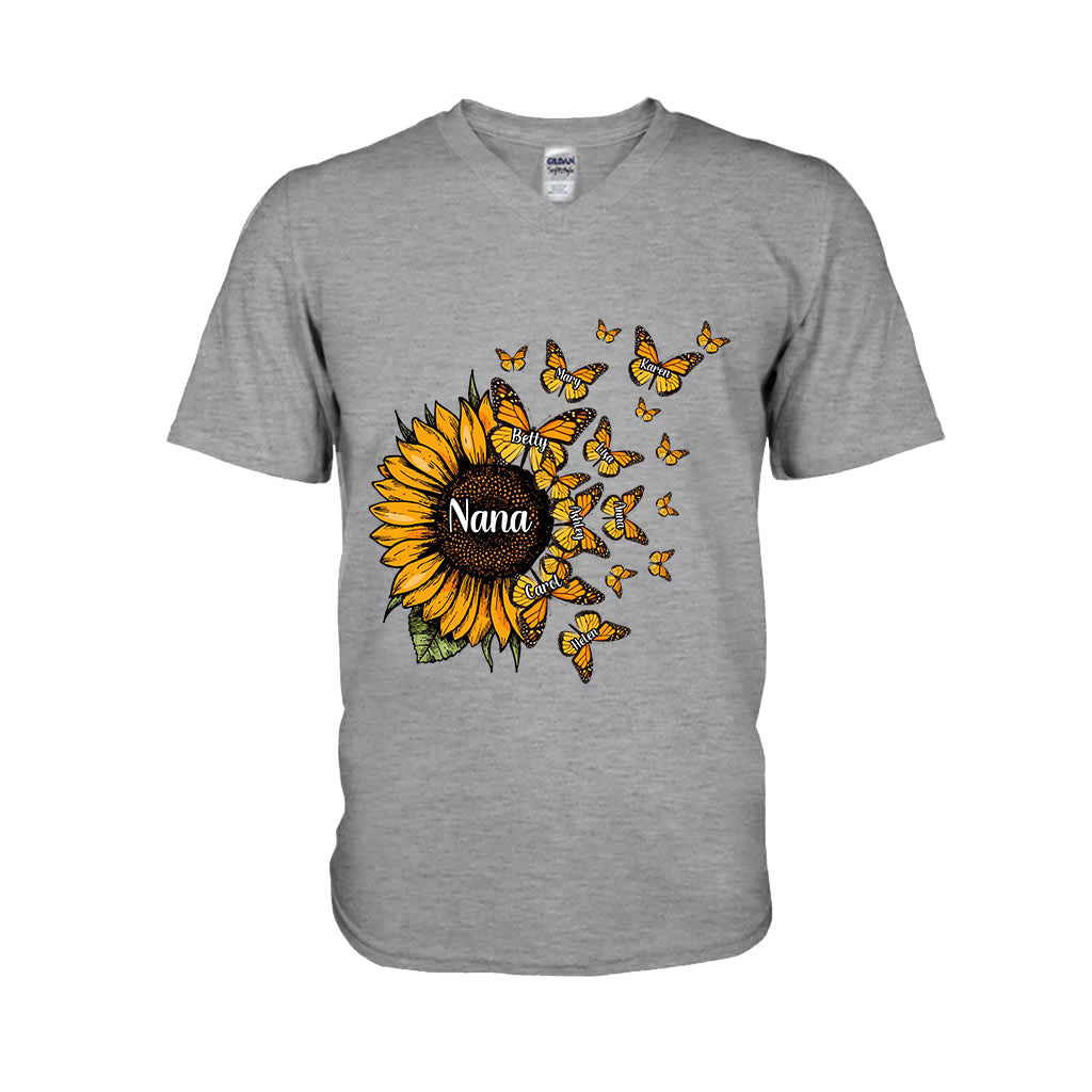 Beautiful Sunflower Blessed To Be Called - Gift for grandma, mom - Personalized T-shirt And Hoodie