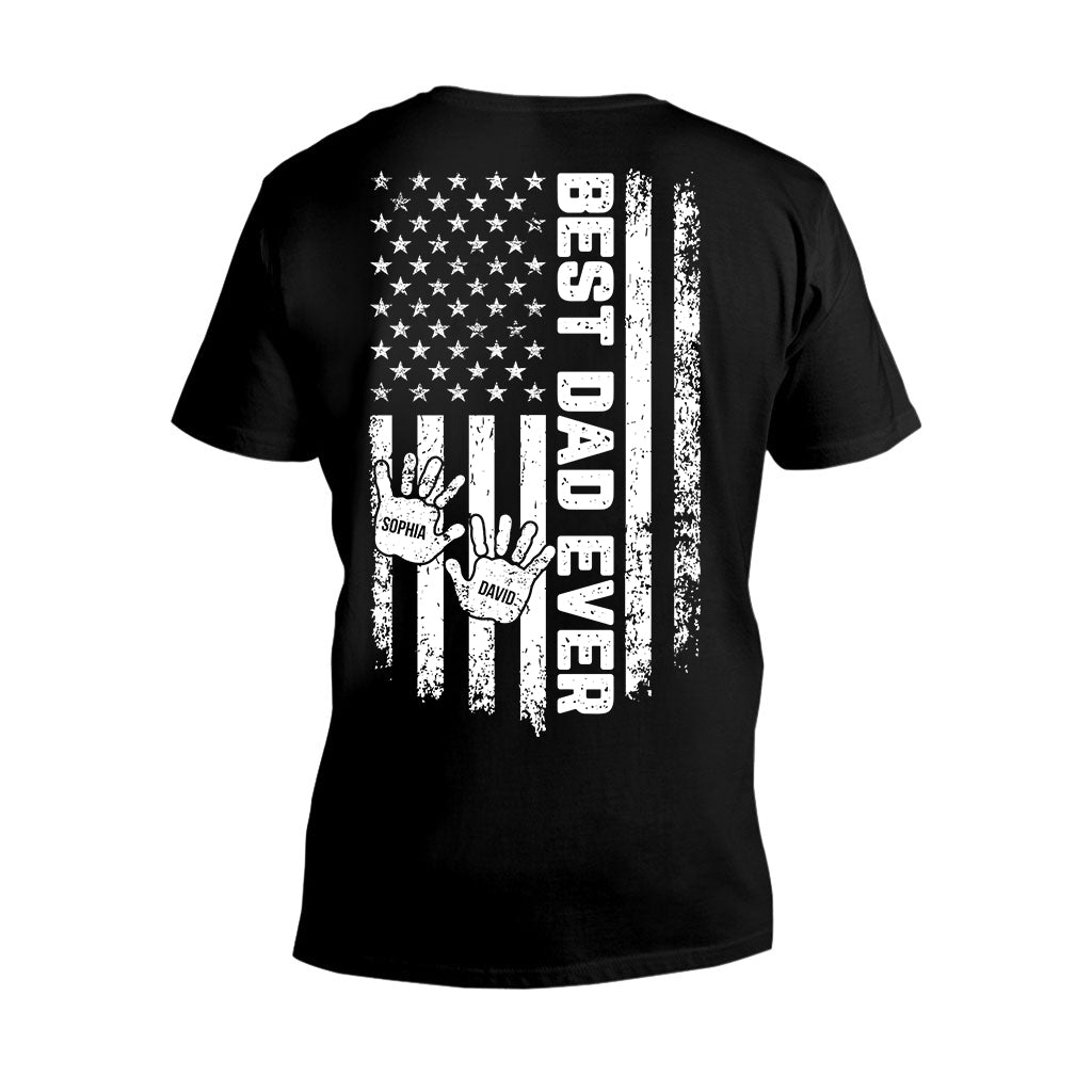 Best Dad Ever - Personalized Father T-shirt And Hoodie