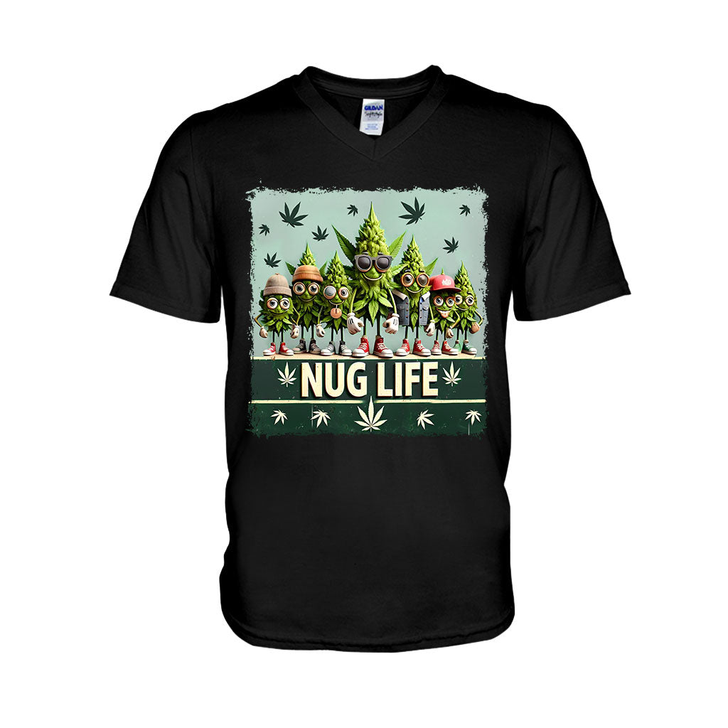 Nug Life – Weed-T-Shirt und Hoodie