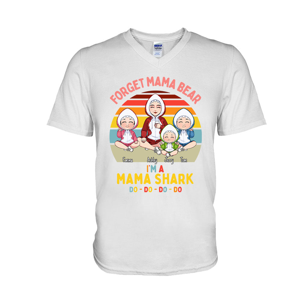 Mama Shark Do Do Do - Gift for mom, mom, dad, grandma, grandpa, aunt, uncle, shark lover - Personalized T-shirt And Hoodie