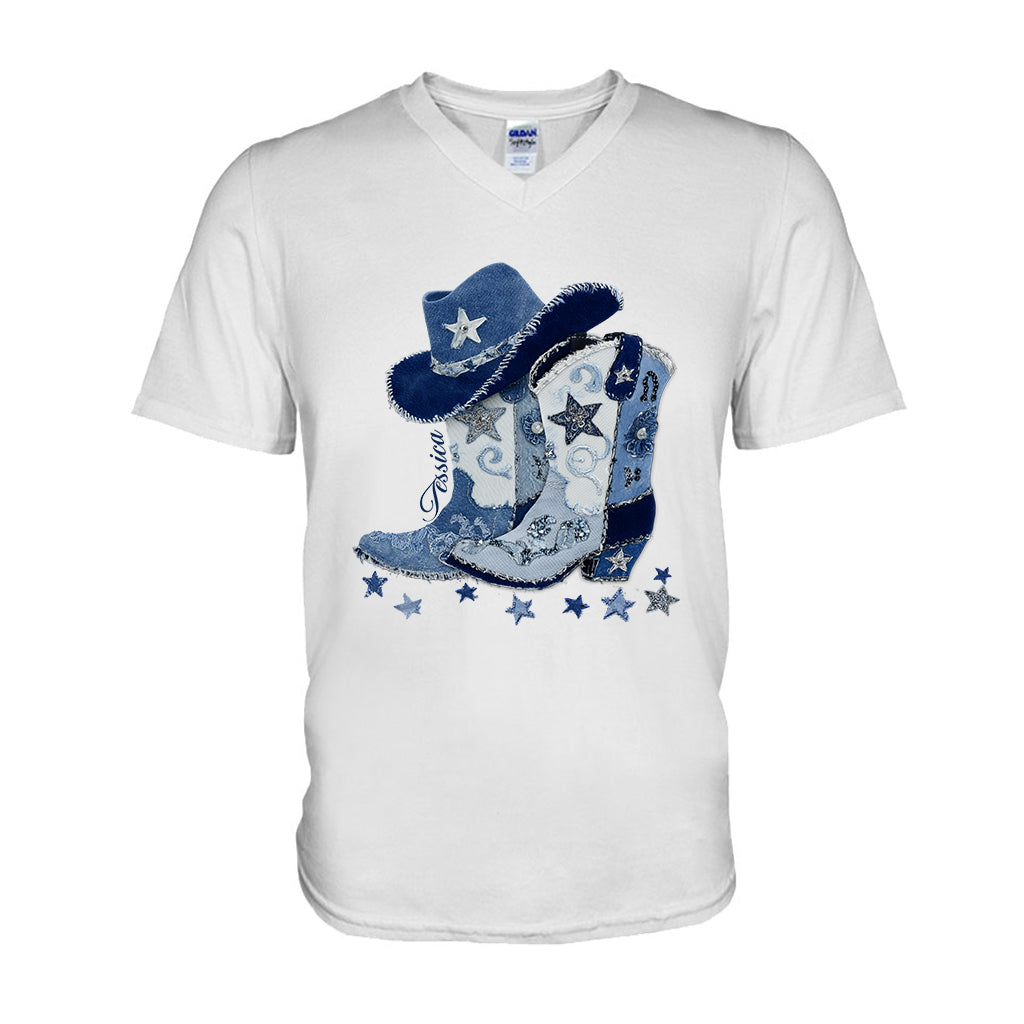 Cowgirl Boots - Personalized Cowgirl T-shirt And Hoodie