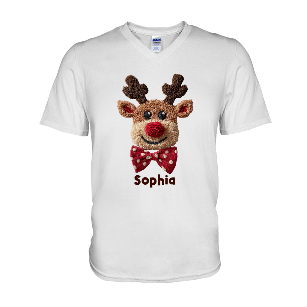 Reindeer Sweatshirt - Personalized Kid T-shirt And Hoodie