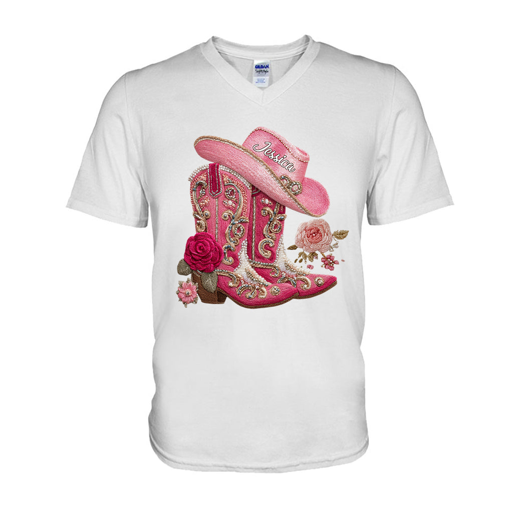 Cowgirl Boots - Personalized Cowgirl T-shirt And Hoodie