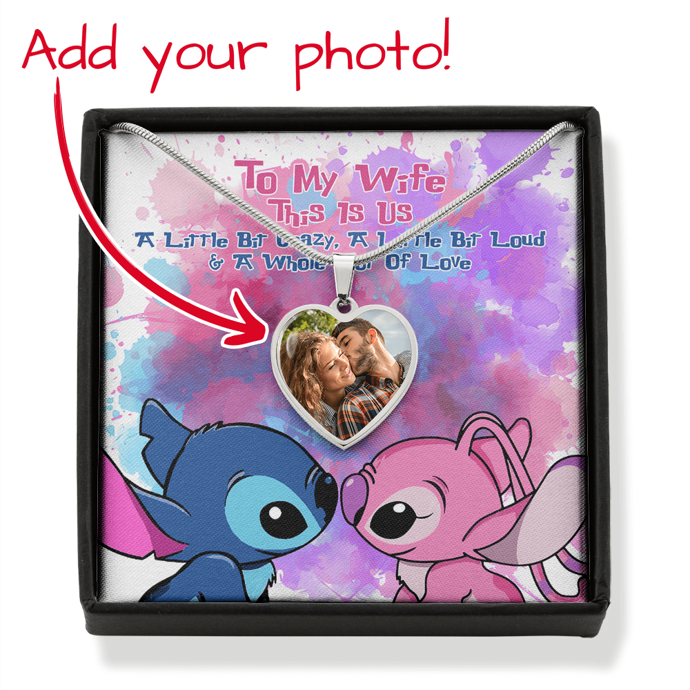 This Is Us – Personalisierte Ohana-Herzanhänger-Halskette für Paare – sth5300