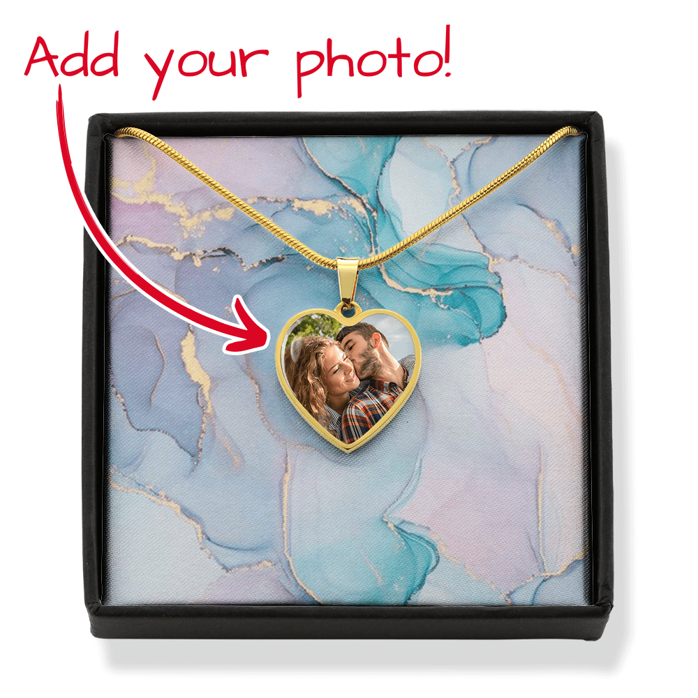 Thank You Mum - Gift for mom, grandma, wife, girlfriend, daughter - Personalized Heart Pendant Necklace - mth5888