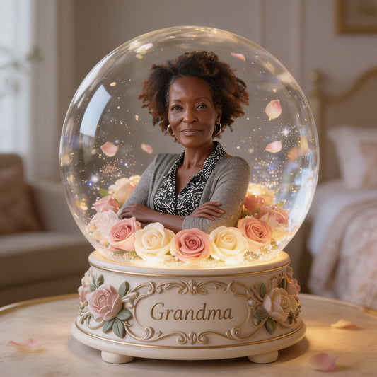 Individuell gestaltbar nach Foto, Geschenk für sie, Mama, Oma... - Personalisierte Acrylplakette in Sonderform für Oma