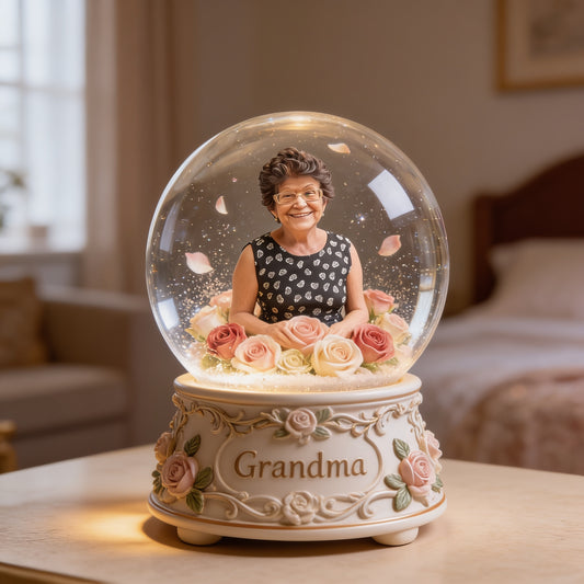 Individuell gestaltbar nach Foto, Geschenk für sie, Mama, Oma... - Personalisierte Acrylplakette in Sonderform für Oma