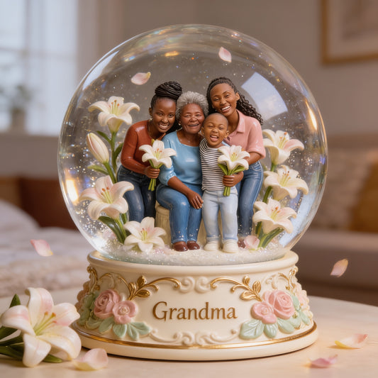 Individuell gestaltbar nach Foto, Geschenk für sie, Mama, Oma... - Personalisierte Acrylplakette in Sonderform für Oma