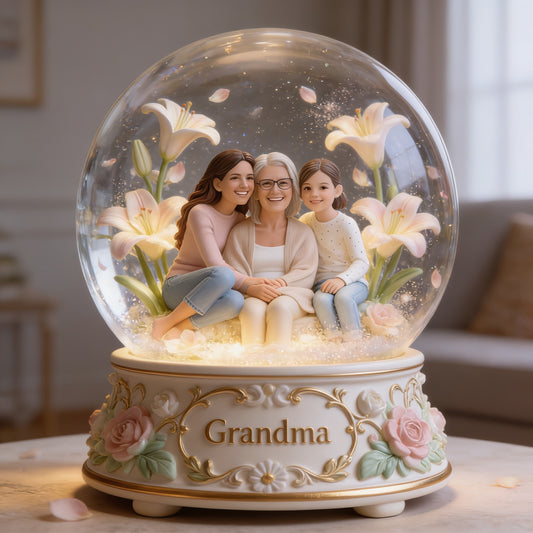 Individuell gestaltbar nach Foto, Geschenk für sie, Mama, Oma... - Personalisierte Acrylplakette in Sonderform für Oma