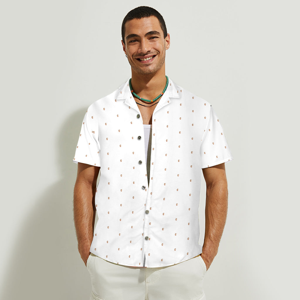 Custom Hawaiian Shirt With Faces - Personalized Father Hawaiian Shirt