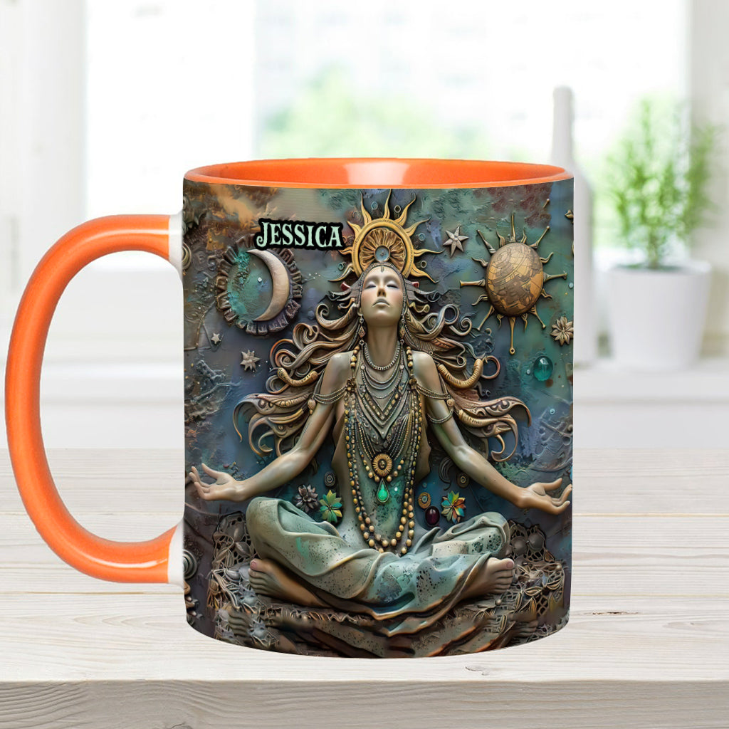 Lose Your Mind Find Your Soul - Personalized Yoga Accent Mug