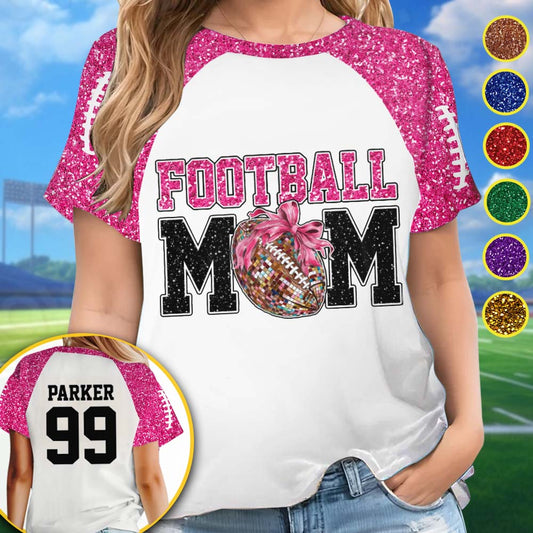 Croquette Maman Footballeuse - T-shirt personnalisé Football All Over