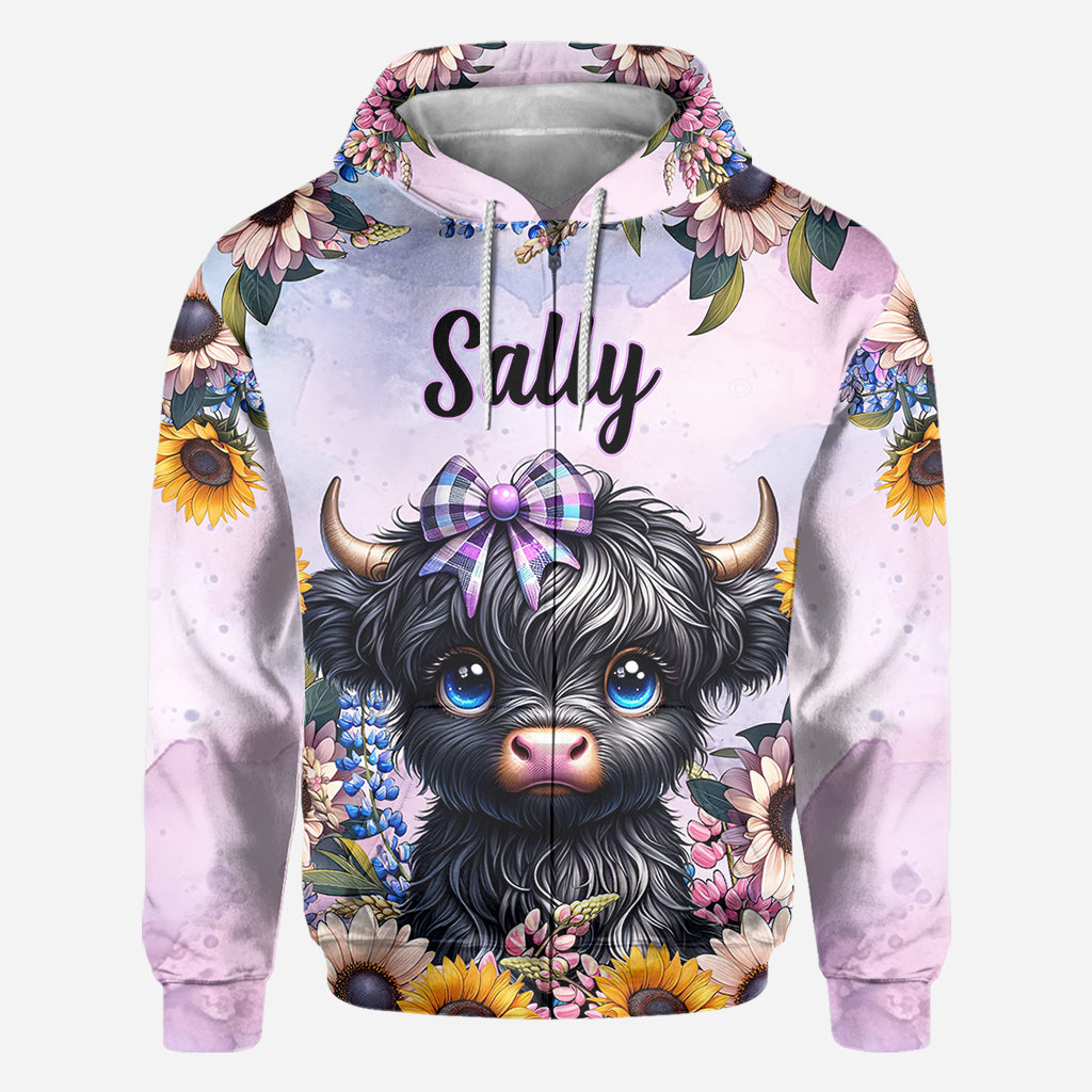 T-shirt personnalisé « Petite vache mignonne »