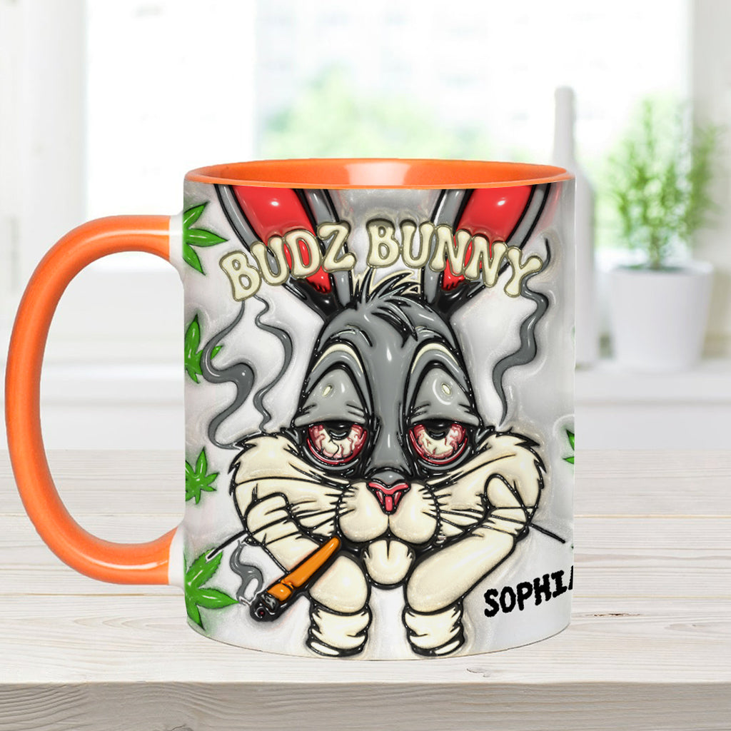 Dope Bunny – Personalisierter Becher mit Weed-Akzent
