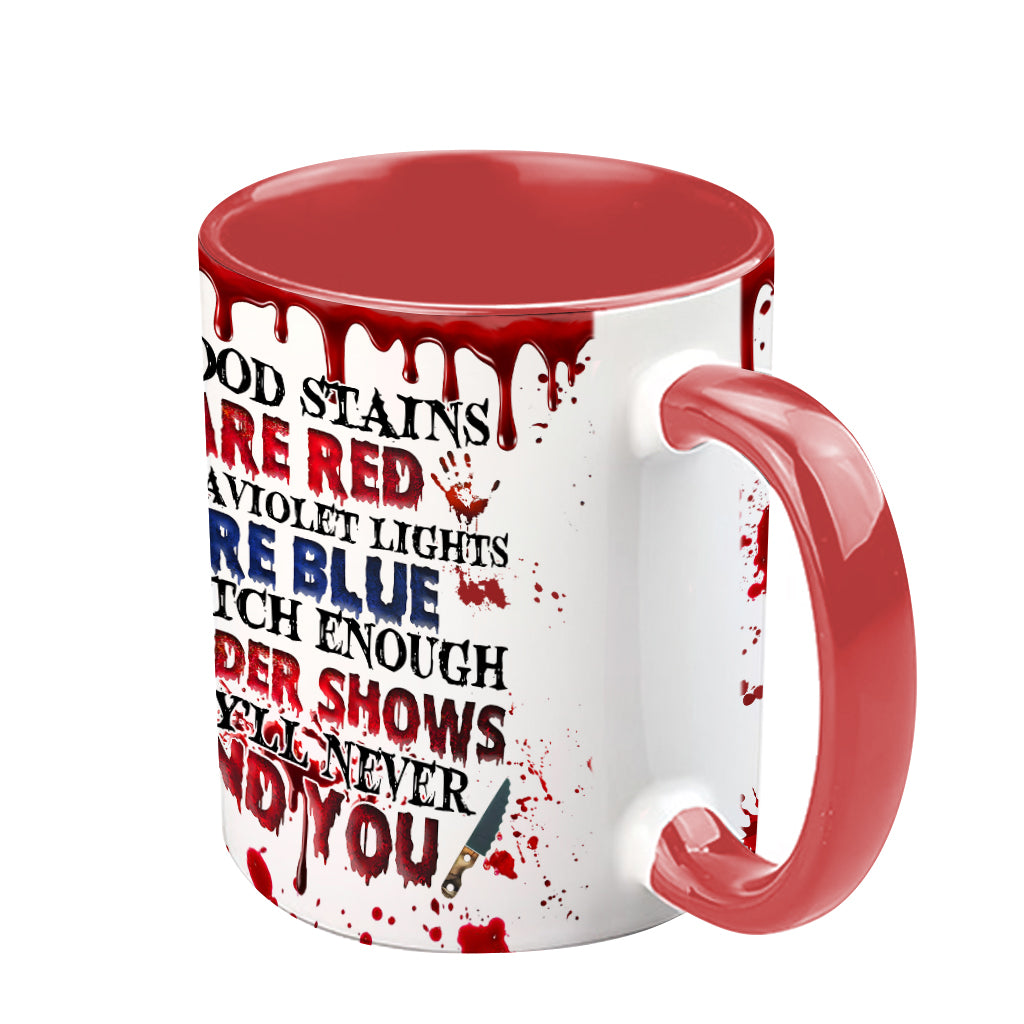 True Crime Mug - Personalized Accent Mug