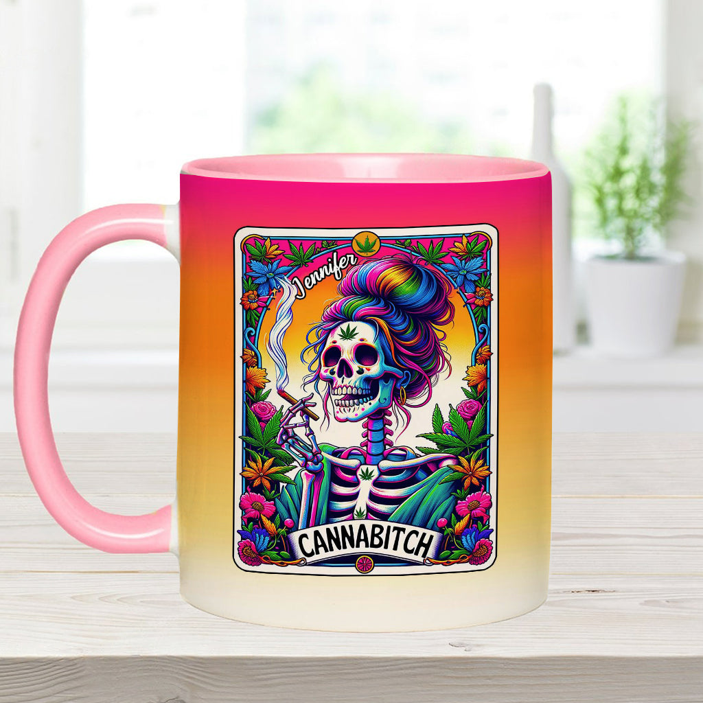 Cannab*tch - Personalized Weed Accent Mug