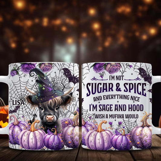 Ich bin nicht Zucker und Gewürze und alles Nette - Personalisierte Tasse