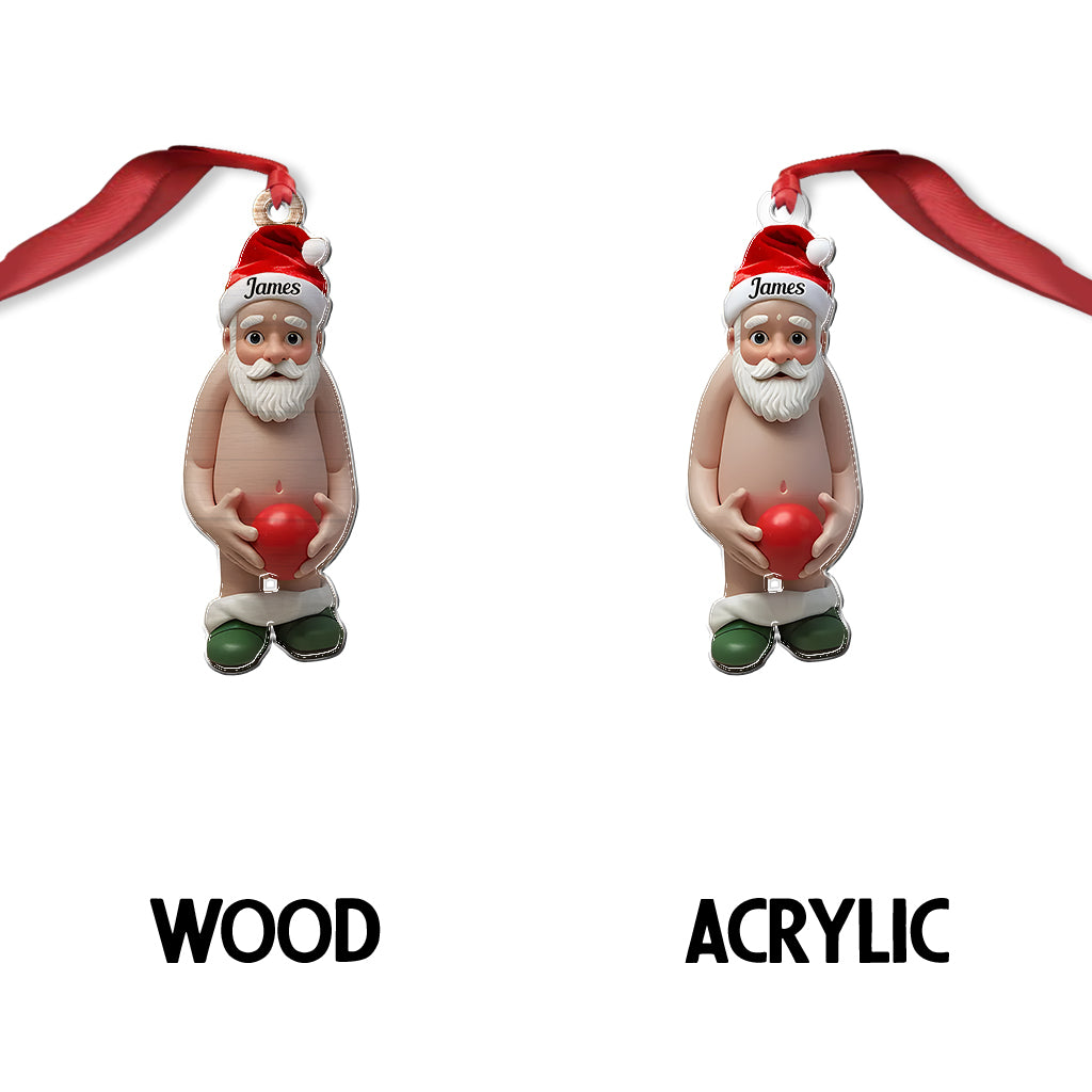 Naughty Couple - Personalized Couple Custom Shaped Ornament