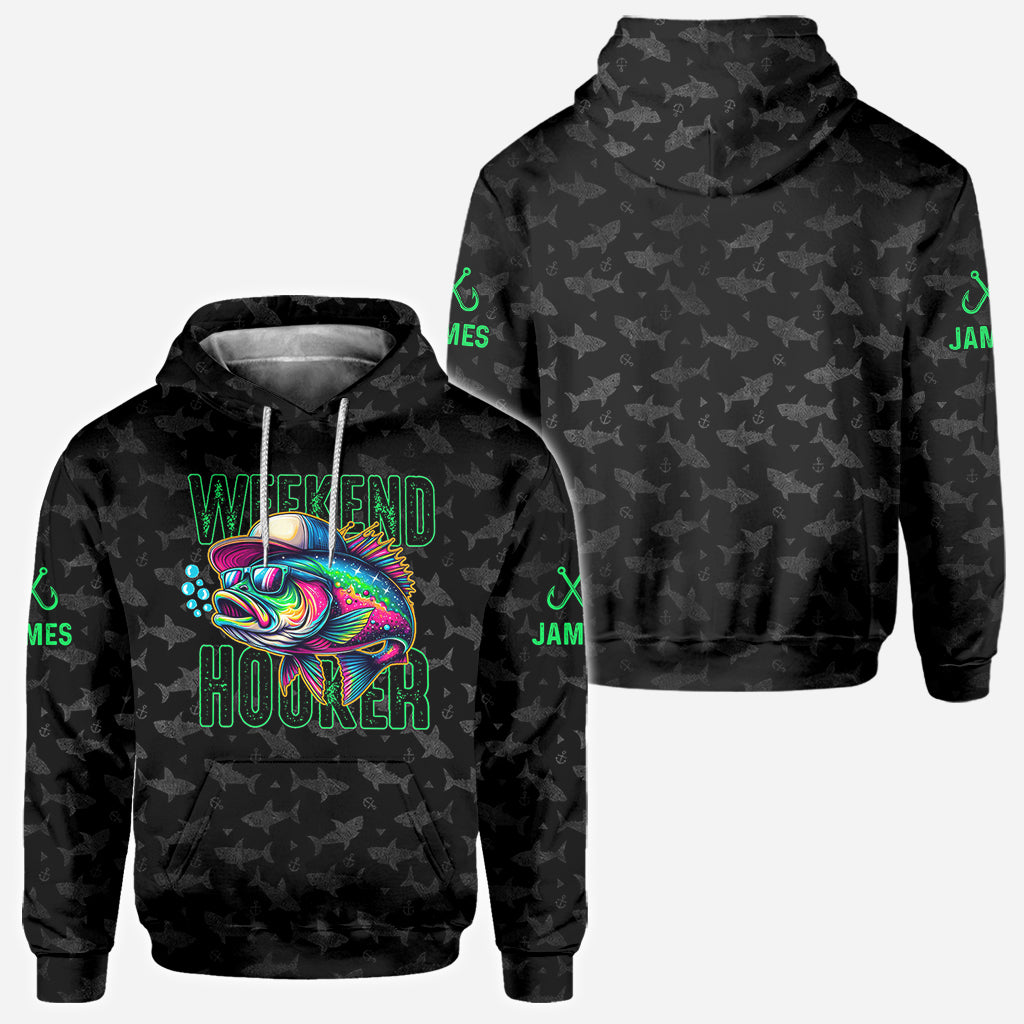 Weekend Hooker - Personalized Fishing All Over Shirt