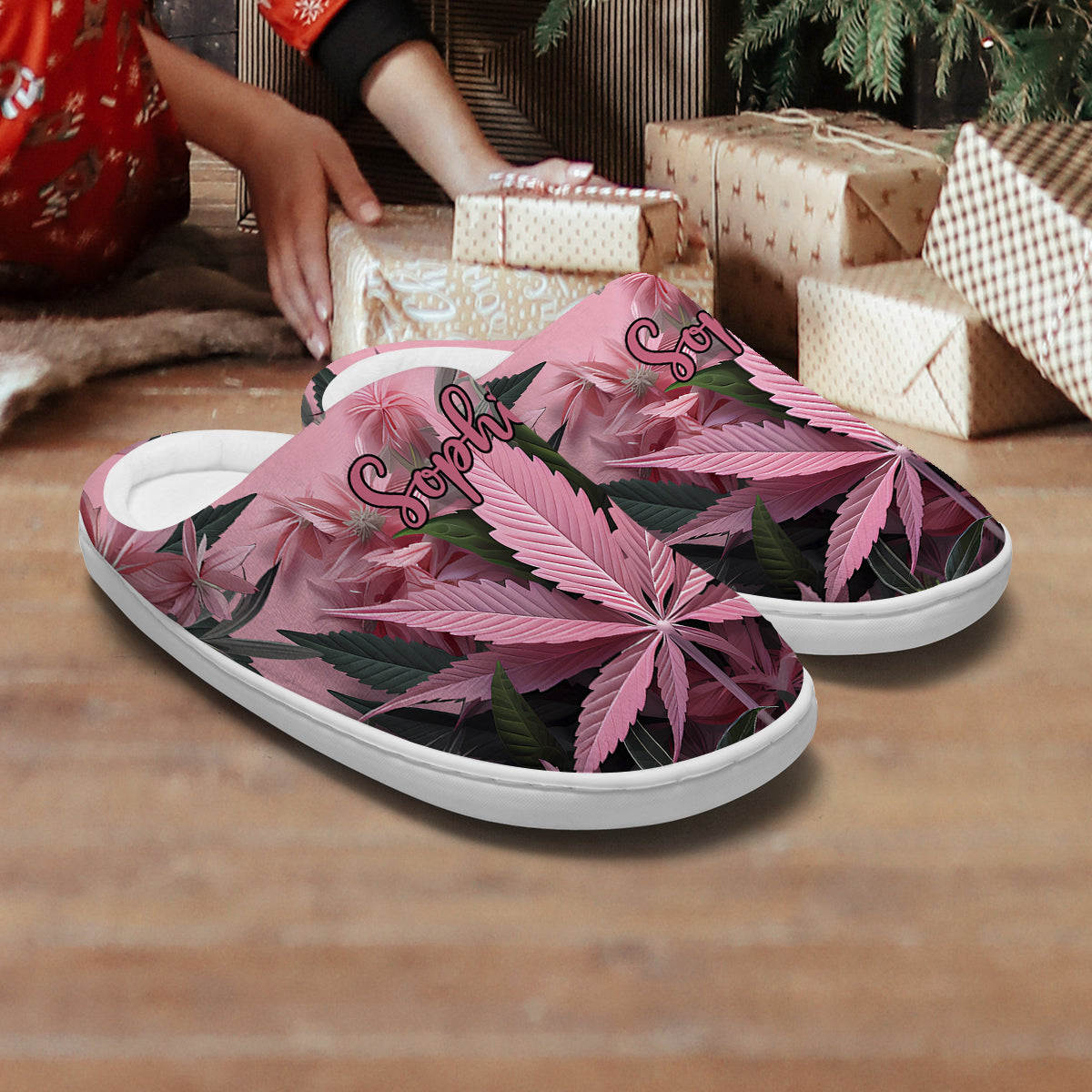 Befreie deinen Geist – personalisierte Cannabis-Slipper
