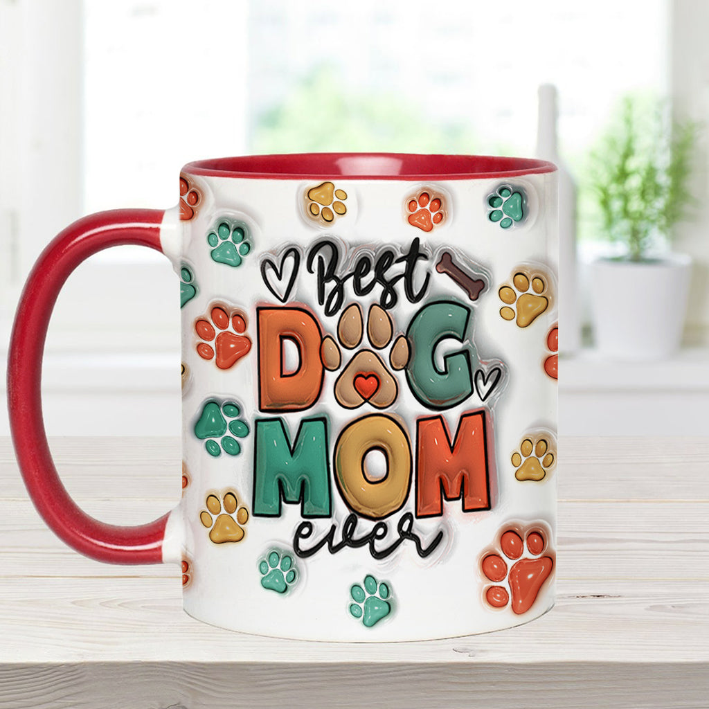 Meilleure maman de chien au monde - Mug personnalisé avec motif chien