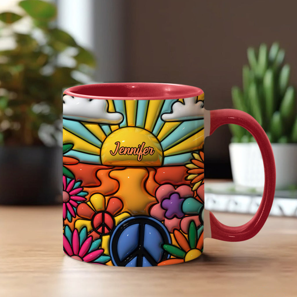 Hippie Soul - Personalized Hippie Accent Mug