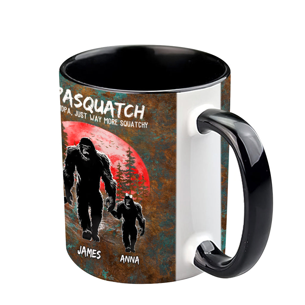 Grandpasquatch - Personalized Father Accent Mug