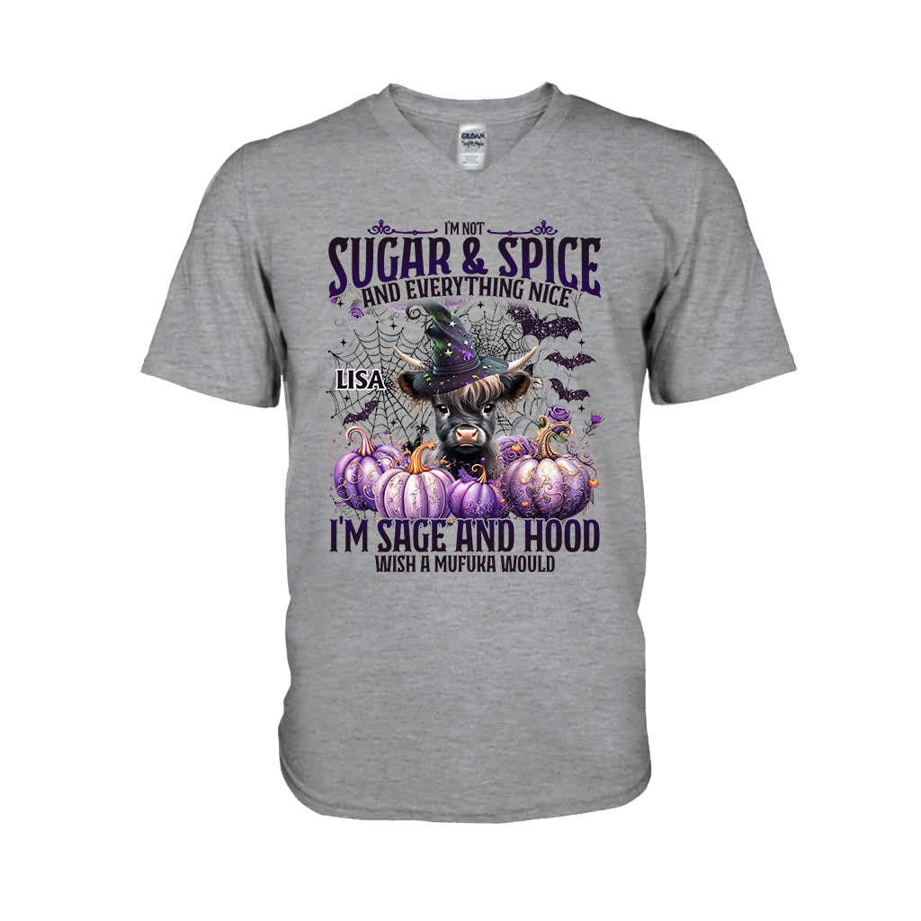 Ich bin nicht Zucker und Gewürze und alles Nette - Personalisiertes T-Shirt und Hoodie