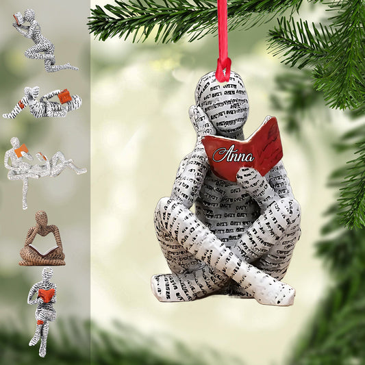 Love Reading Books - Personalized Book Ornament