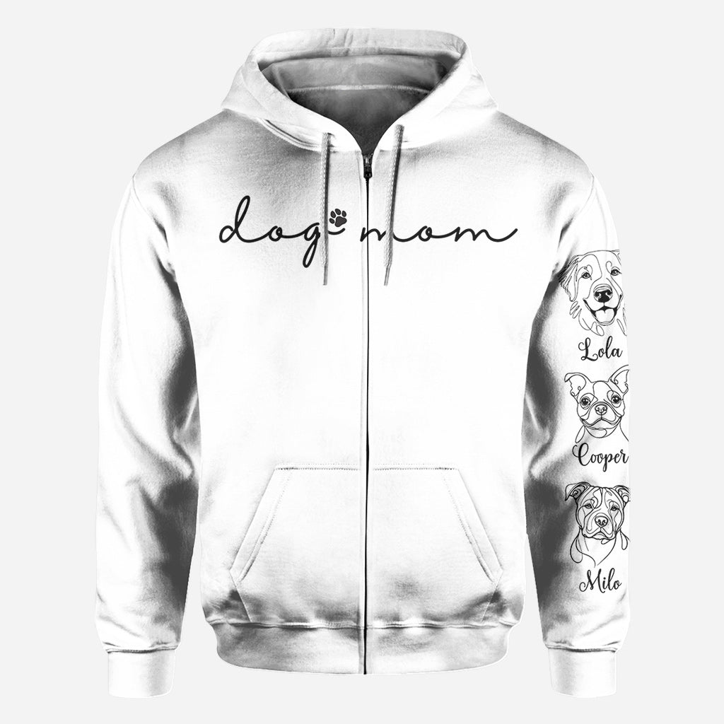 Hundemama - Personalisiertes T-Shirt mit Hundemotiv