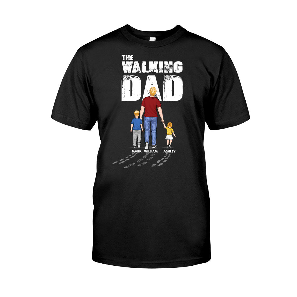 The Walking Dad - Personalized Father T-shirt And Hoodie