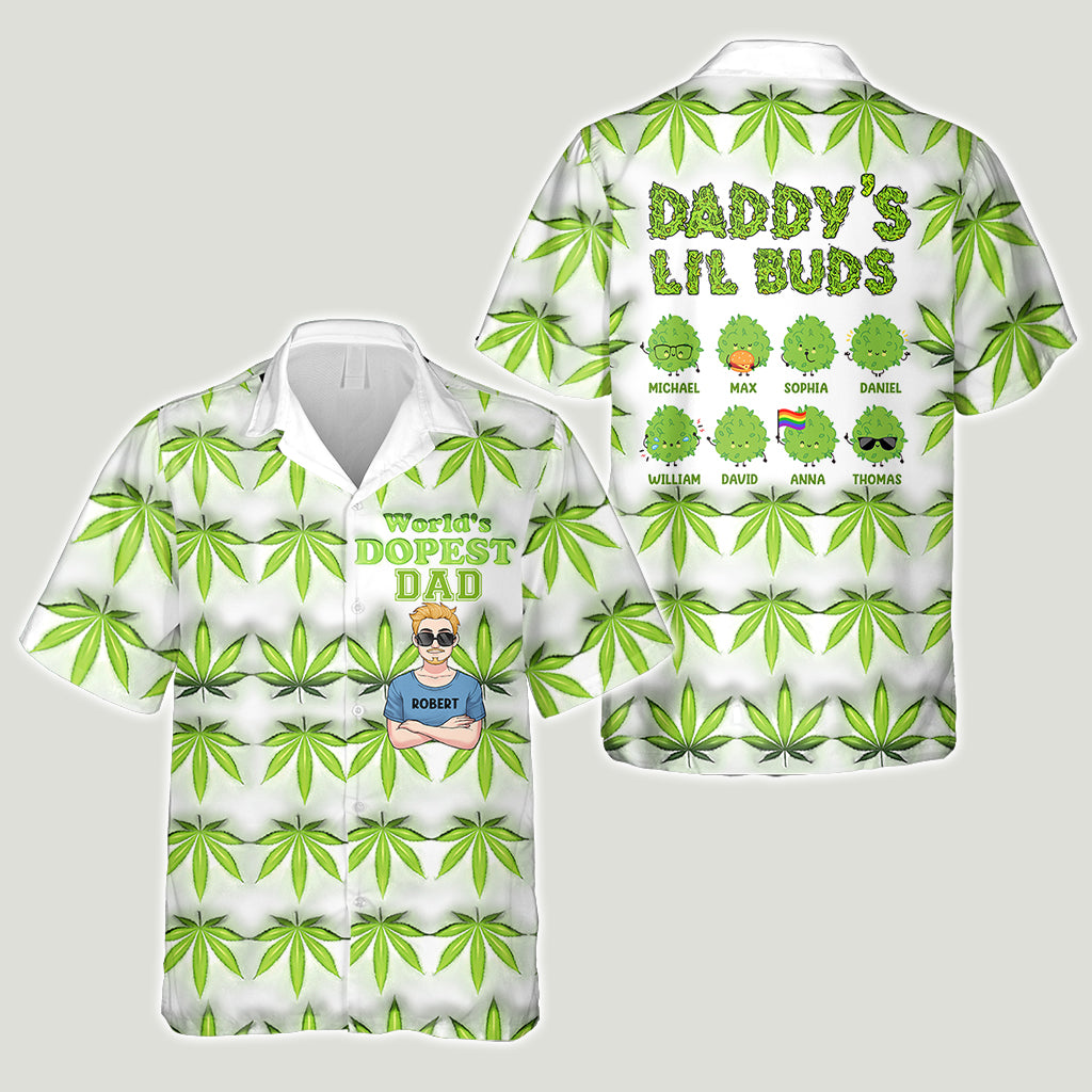 Dopest Dad Ever - Personalized Father Hawaiian Shirt