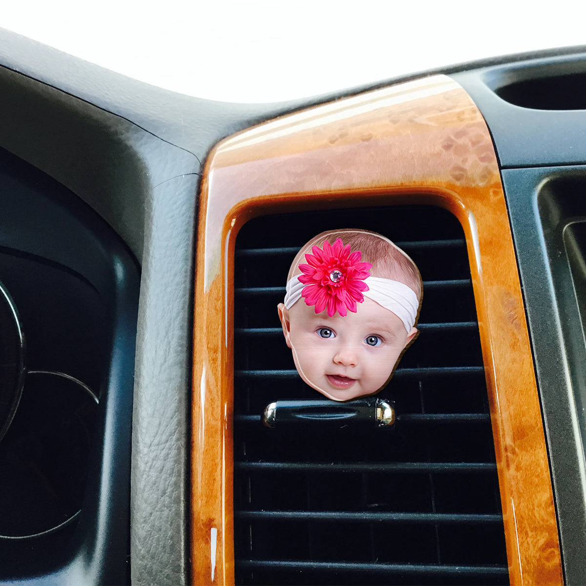 Any Photo - Personalized Shaped Car Visor Clip