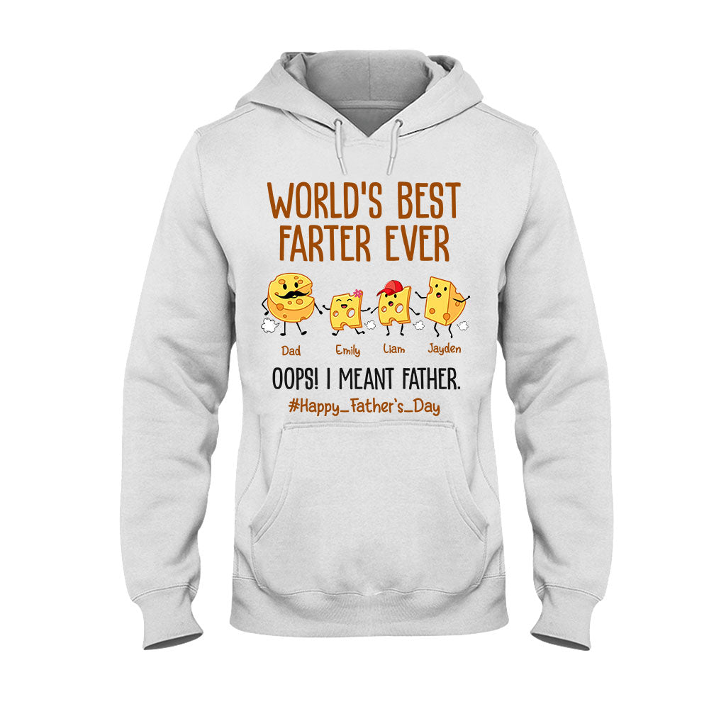World's Best Farter Funny Cheese - Personalized Father T-shirt And Hoodie