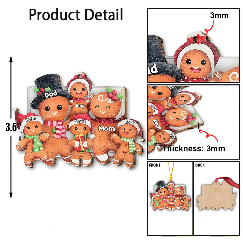 Merry Christmas - Personalized Family Ornament