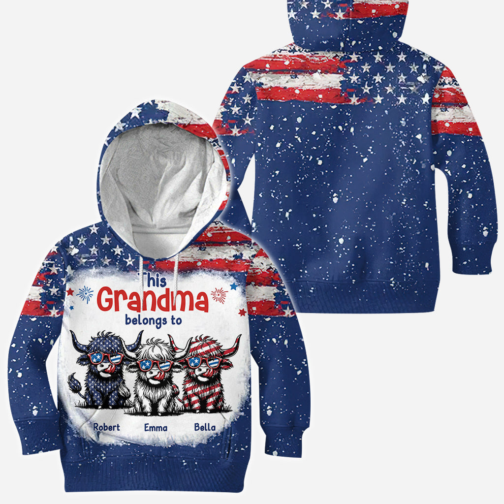 This Grandma Belongs To These Cuties - Personalized All Over Shirt