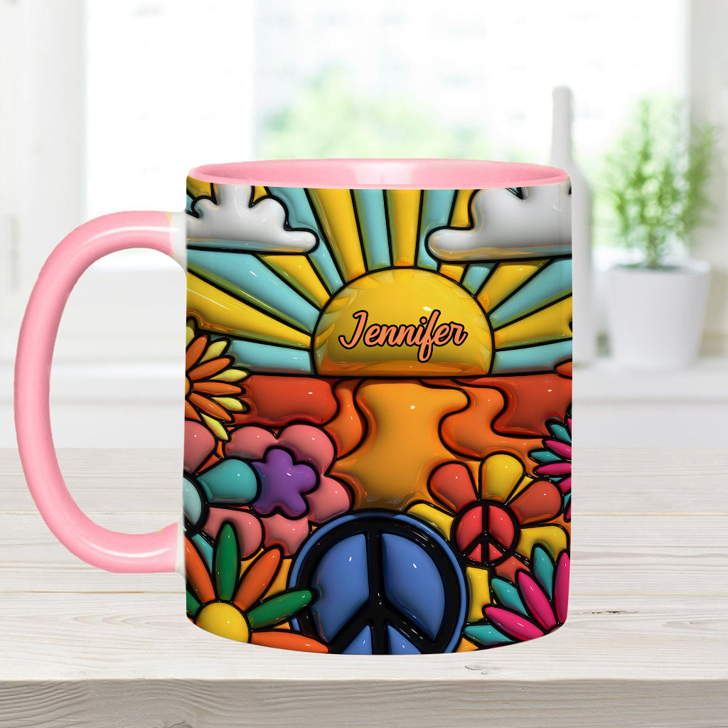 Hippie Soul - Personalized Hippie Accent Mug