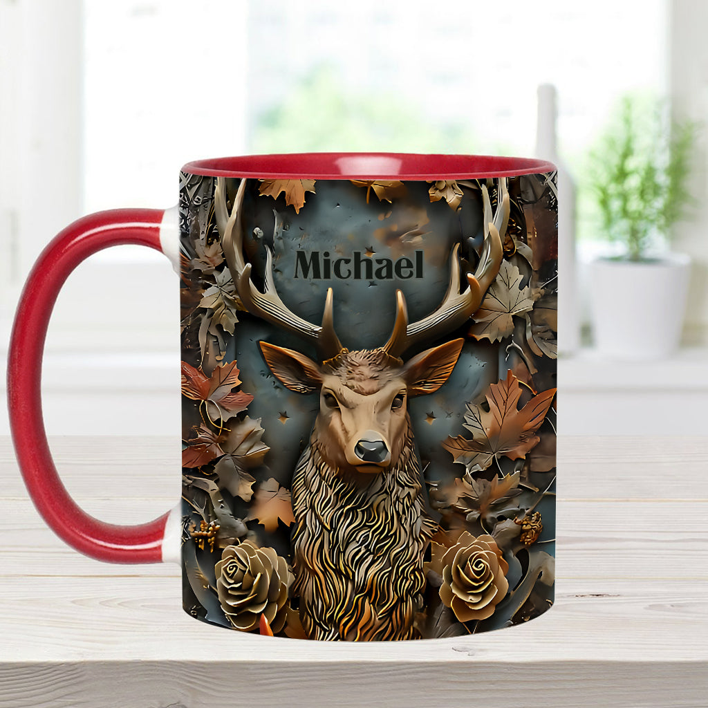 Liebe zur Jagd – Personalisierte Tasse mit Jagdmotiv