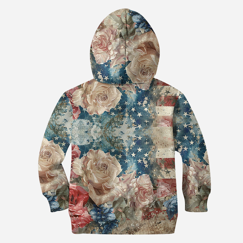 T-shirt personnalisé « Cowgirl américaine » - T-shirt intégral « Country Girl »