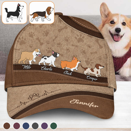 I Love My Dogs - Personalized Dog Classic Cap