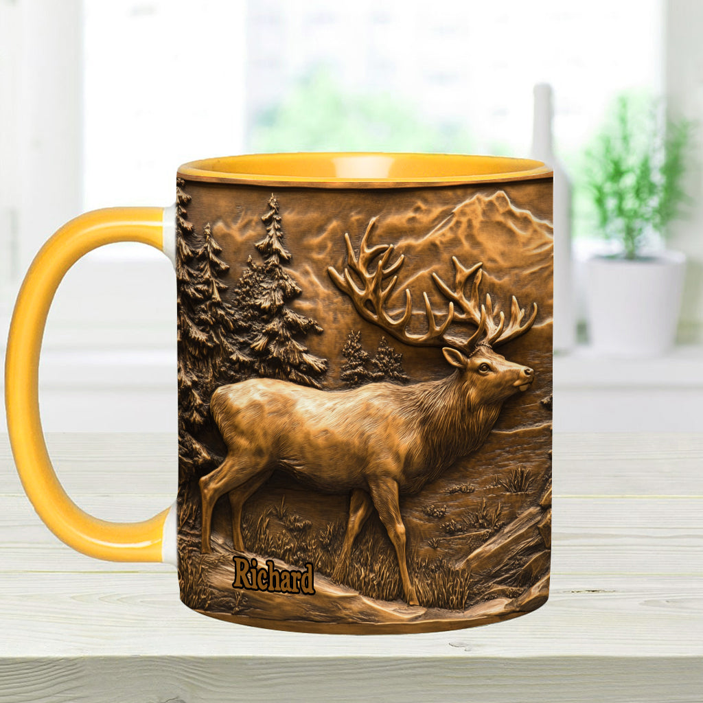 Mug personnalisé sur le thème de la chasse au cerf