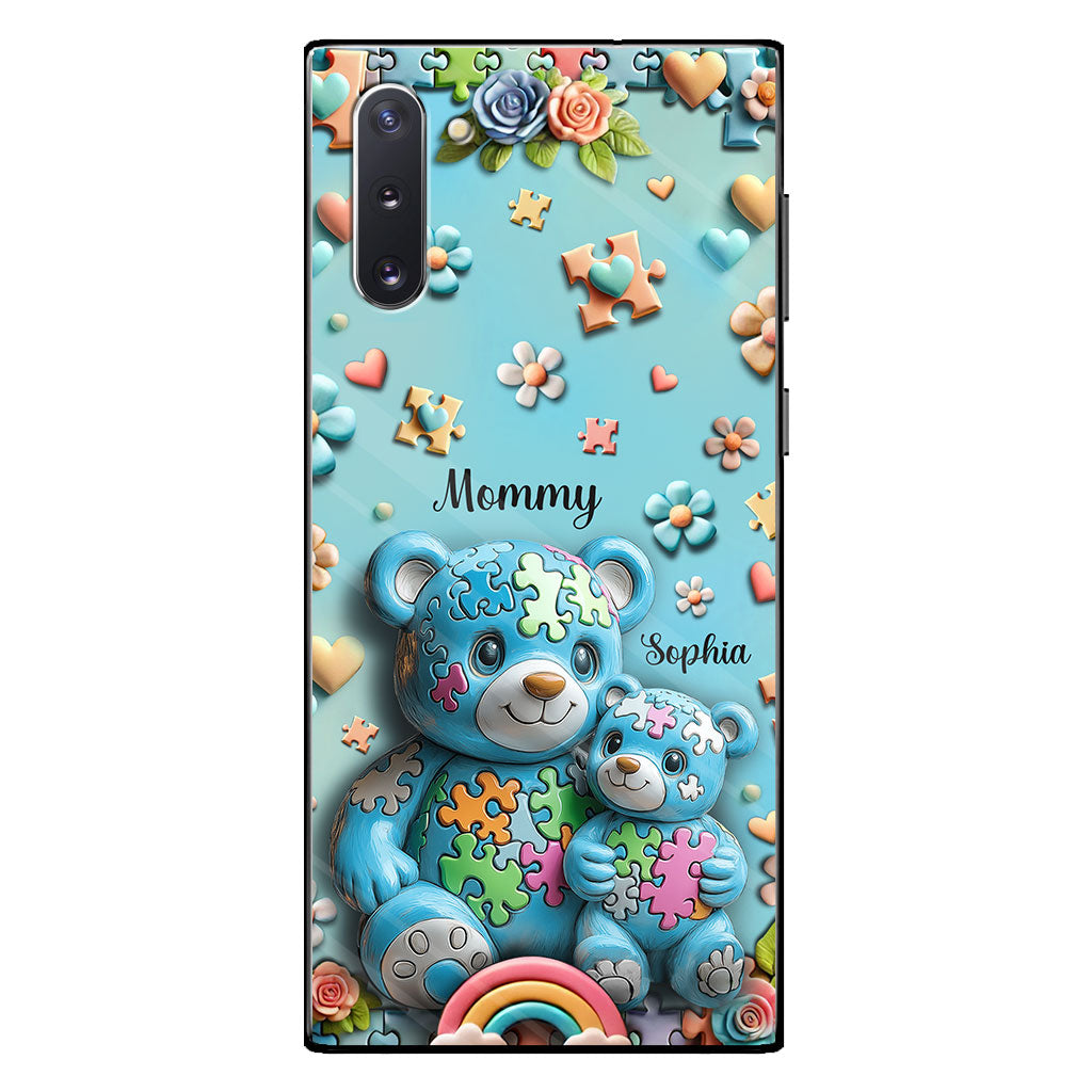 Mama Bear - Personalized Autism Awareness Phone Case