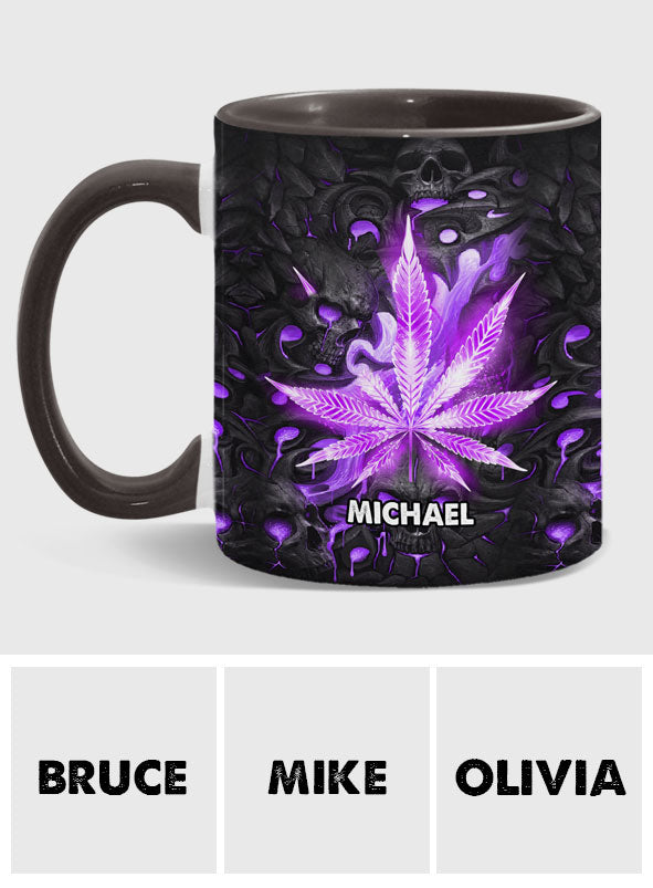 Free Your Mind - Personalized Weed Accent Mug
