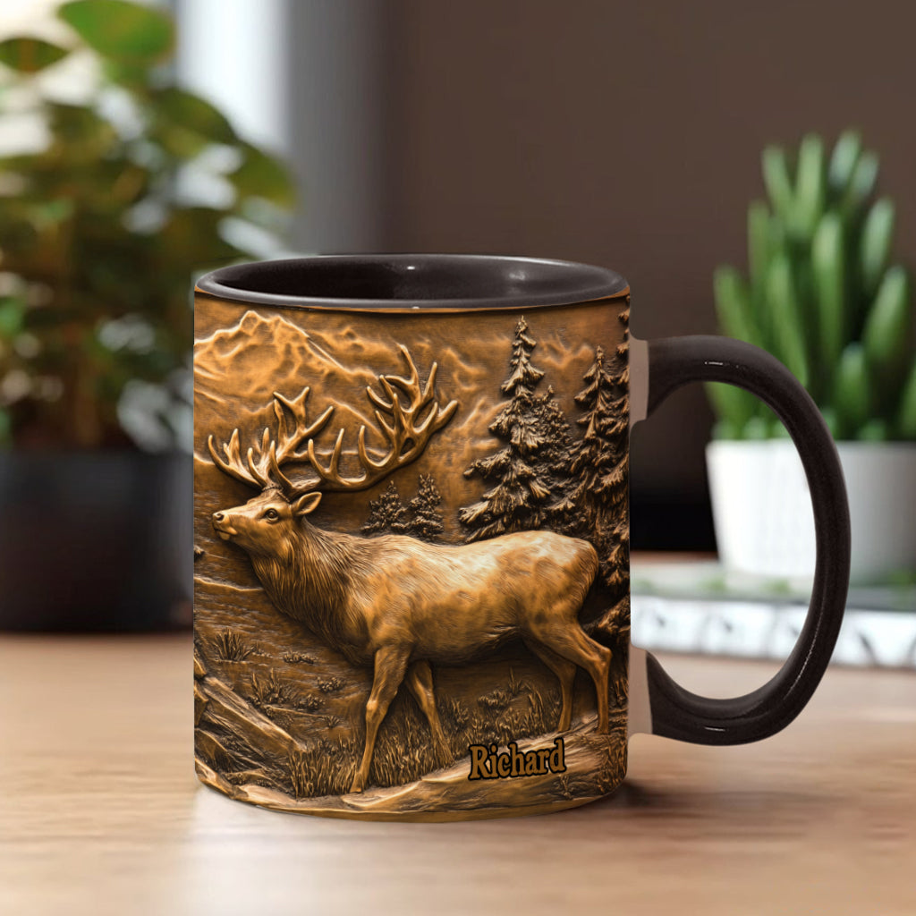 Mug personnalisé sur le thème de la chasse au cerf