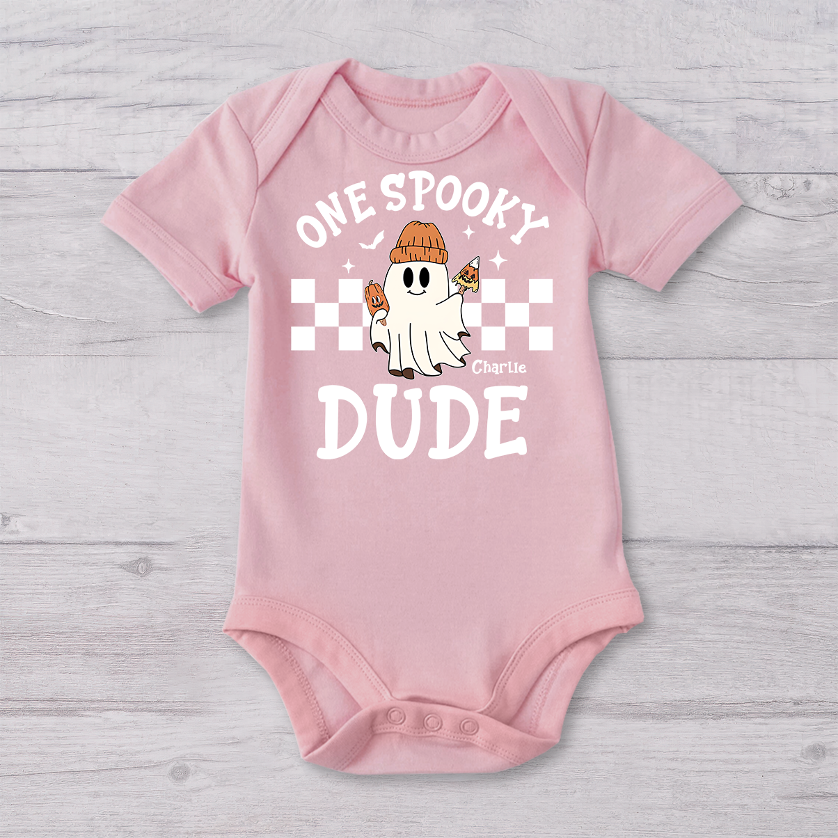 One Spooky Dude - Personalized Kid T-shirt And Baby Onesie