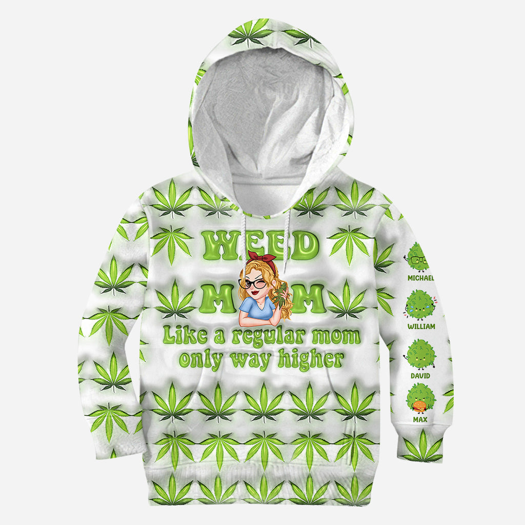 Like A Regular Mom - Personalized Mother All Over Shirt