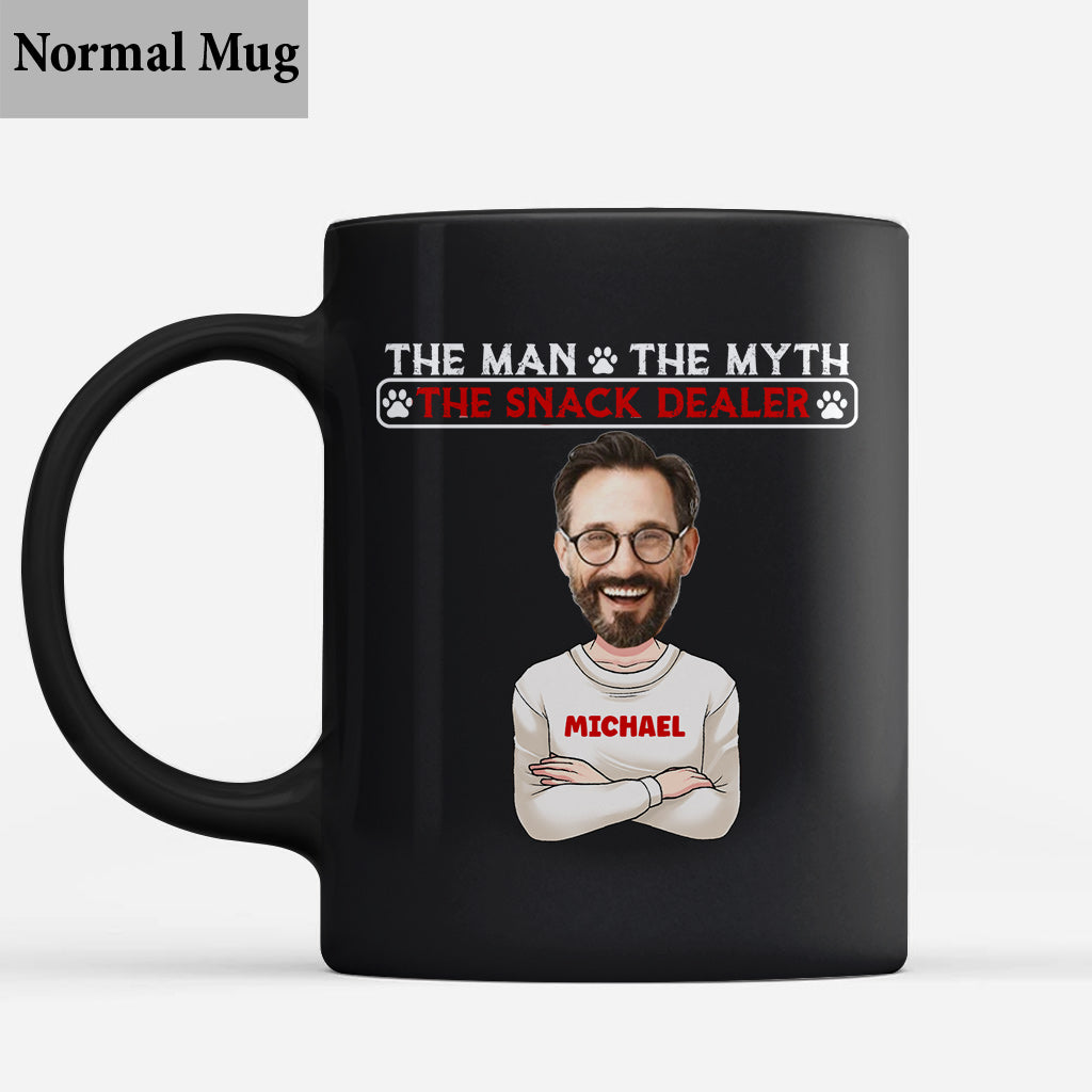 The Man The Myth The Snack Dealer - Personalized Father Mug